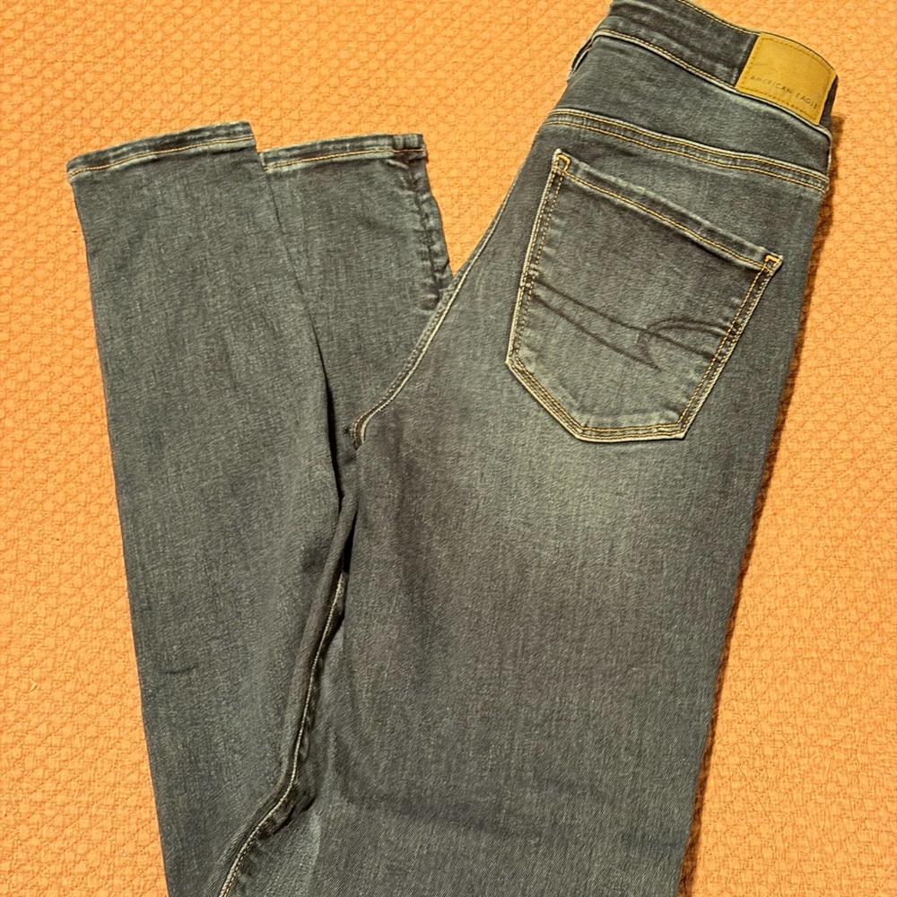 American Eagle Outfitters Dark Blue Skinny Jeans/Jeggings